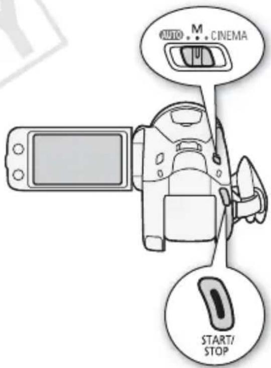 CANON Legria HF M46 - Recording in M (Manual) Mode - 2