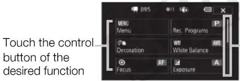 CANON Legria HF M46 - Using the Menus - 2