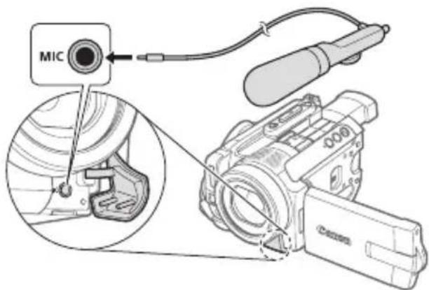 CANON HG10 - Other microphones - 1