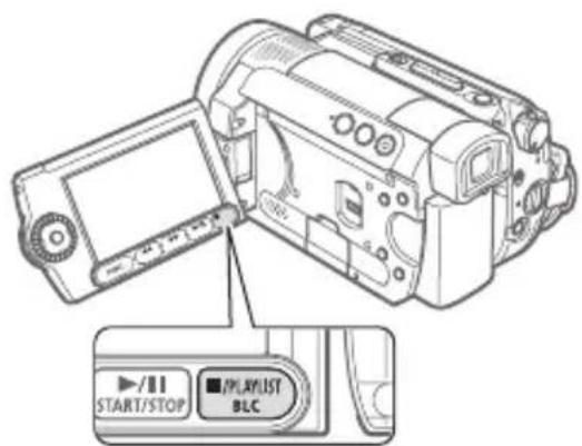 CANON HG10 - Automatic Backlight Correction - 1