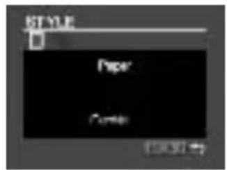 CANON MV650i - Selecting the paper size: - 1