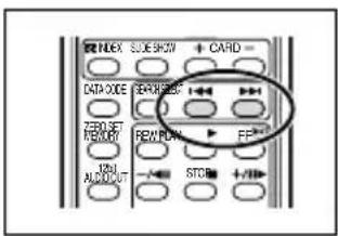 CANON MV650i - Press the ▶▶ or ◀◀ button to begin searching. - 1