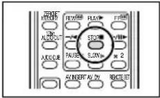 CANON MV650i - Press the STOP ■ button on the wireless controller to stop dubbing. - 3