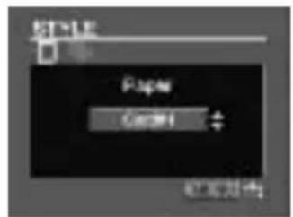 CANON MV650i - Selecting the paper size: - 2