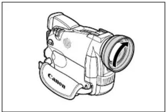 CANON MV650i - MV650i Mounting the Wide Attachment - 1