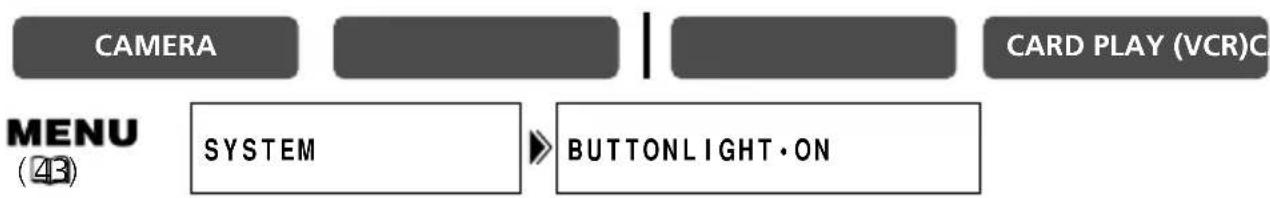 CANON MV650i - Selecting the Light-up Setting - 1