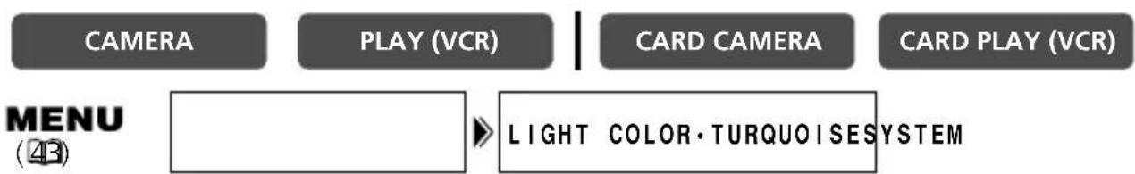 CANON MV650i - Selecting the Colour of the Buttons - 1
