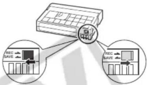 CANON MD101 - Protecting Tapes from Accidental Erasure - 1