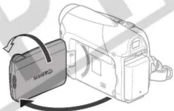 CANON MD101 - Rotating the LCD Panel - 2