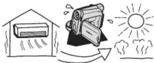 CANON MV901 - Condensation may form in the following cases: - 1