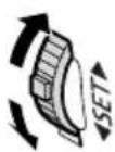 CANON MV750i - Turn the SET dial up to increase the volume, and down to lower the volume. - 1