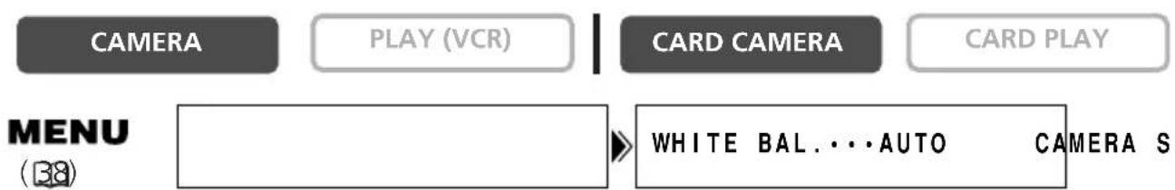 CANON MV750i - Setting the White Balance - 2