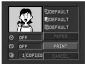 CANON MV750i - Make sure that [PRINT] is selected and press the SET dial. - 1