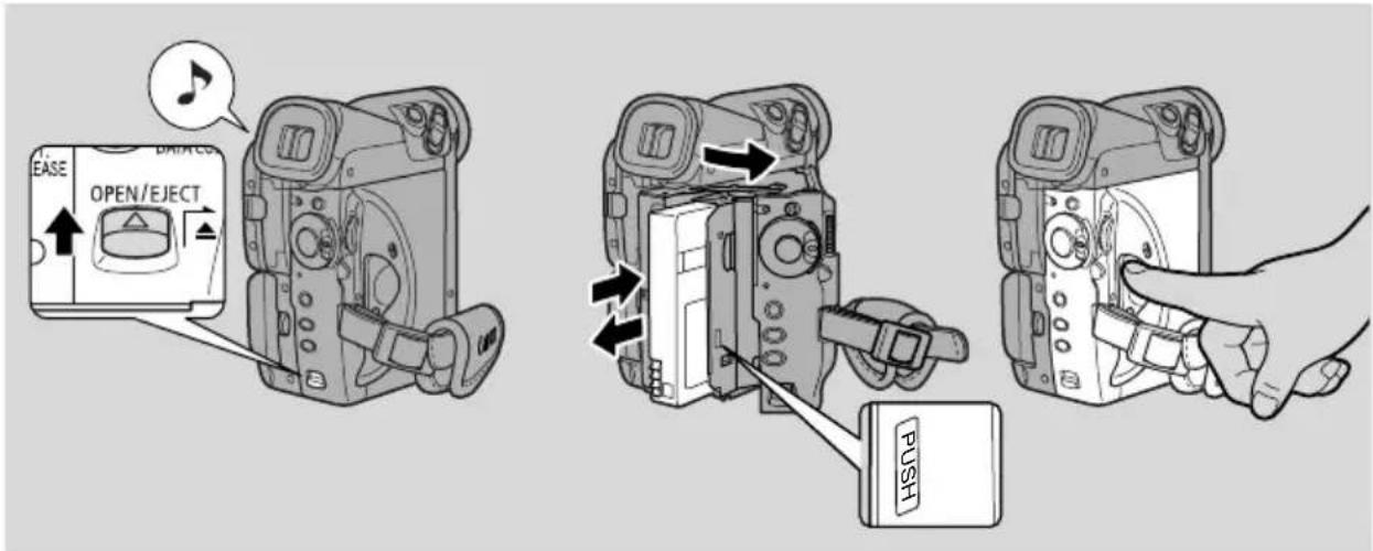 CANON MV5 - Loading a Cassette - 1