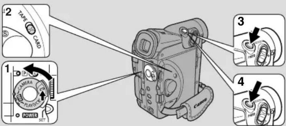 CANON MV5 - Turning off the shutter sound - 2
