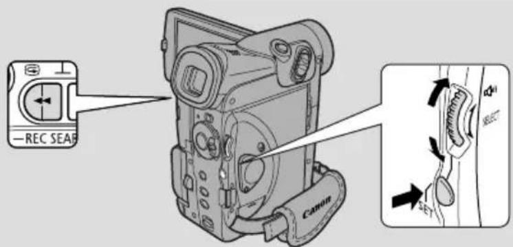 CANON MV5 - Press the INDEX SCREEN button. - 2