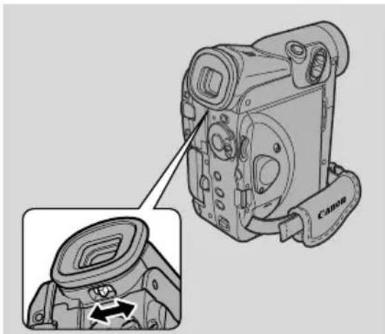 CANON MV5 - Adjusting the viewfinder - 1