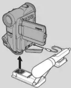 CANON MV5 - To connect an external microphone: - 1