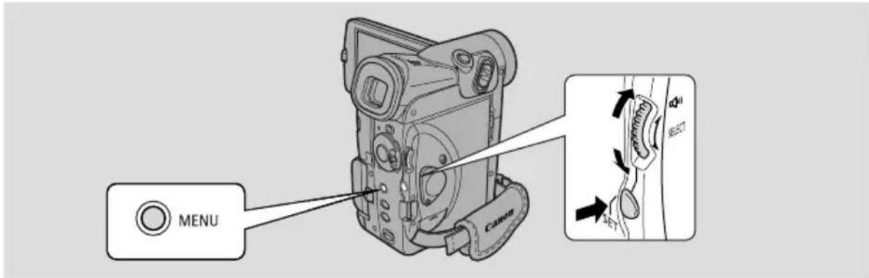 CANON MV5 - Setting the Date and Time - 1