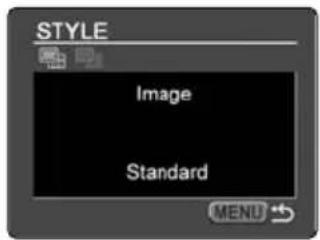 CANON MV5 - Setting the print style - 1