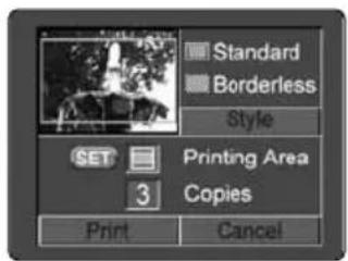 CANON MV5 - Setting the Printing Area - 1