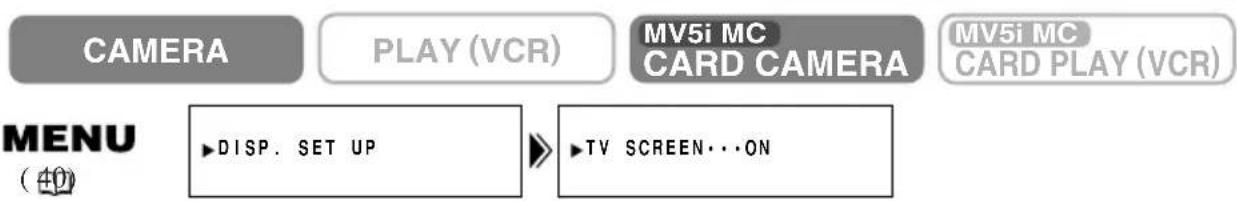 CANON MV5 - Screen Displays - 2