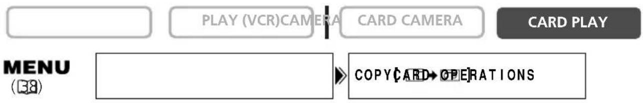 CANON MV700i - Copying Still Images from Memory Card to Tape - 1
