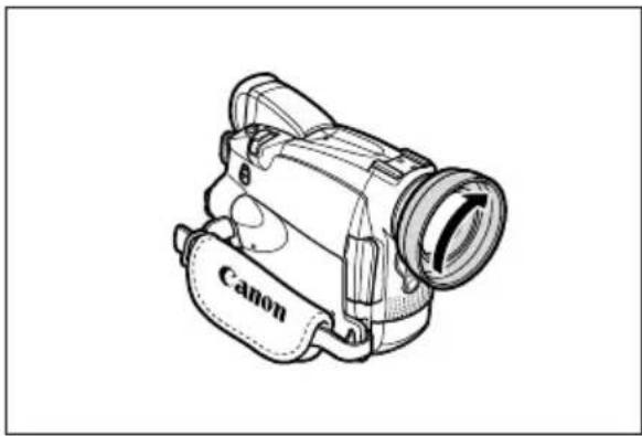 CANON MV700i - MV750i Mounting the Wide Attachment - 1