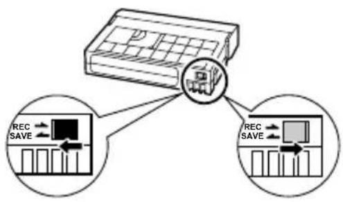 CANON HV10 - Protecting Tapes from Accidental Erasure - 1