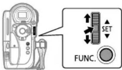 CANON HV10 - Selecting a MENU Option - 3