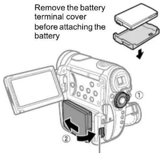 CANON HV10 - Charging the Battery Pack - 1