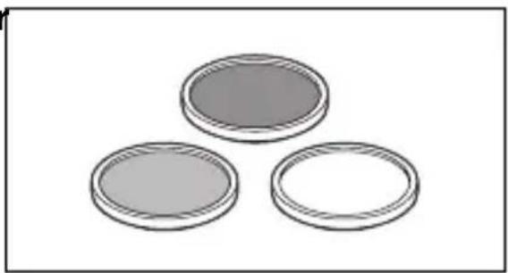 CANON Legria HF S200 - ① 0 Protect Filter 58 mm, ND4-L Filter 58 mm, ND8-L Filter 58 mm - 1