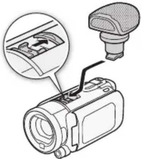 CANON Legria HF S200 - Using an External Microphone - 2