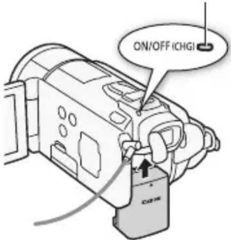 CANON Legria HF S200 - Charging will start when the camcorder is turned off. - 1