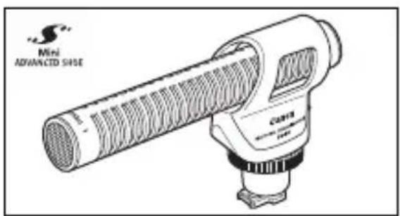 CANON Legria HF S200 - ① 3 DM-100 Directional Stereo Microphone - 1