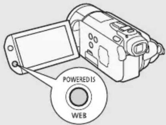 CANON Legria HF S200 - Press and hold POWERED IS as long as you want to activate Powered IS. - 1
