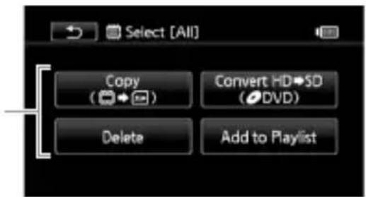 CANON Legria HF S200 - The FUNC. Panel and Edit Panel - 2