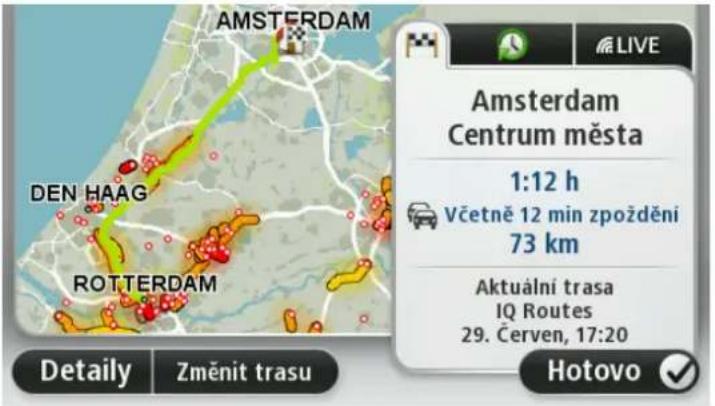 AMSTERDAM DEN HAAG ROTTERDAM Amsterdam Centrum města 1:12 h Včetně 12 min zpoždění 73 km Aktuální trasa IQ Routes 29. Červen, 17:20 Hotovo