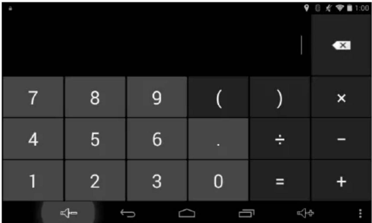 7 8 9 ( ) × 4 5 6 . ÷ - 1 2 3 0 = +