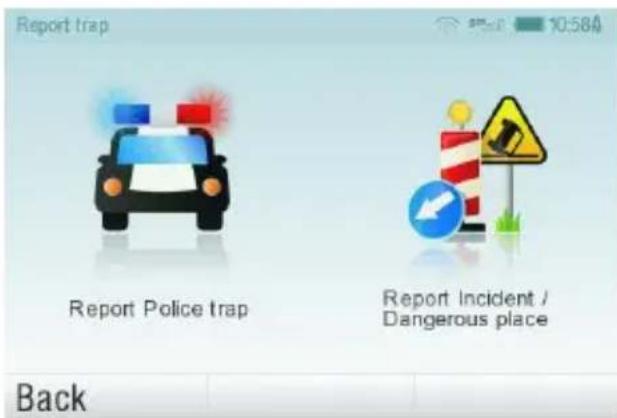 Sygic Drive 10 - Reporting speed cameras and incidents - 2