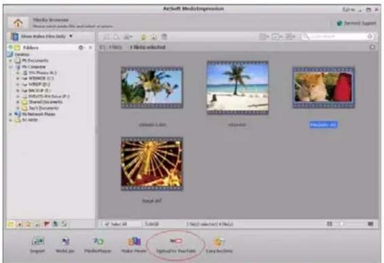 TOSHIBA Camileo P100 - ArcSoft MedialImpression® - 2
