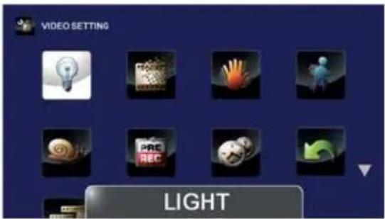 TOSHIBA Camileo P100 - Video Setting options - 1