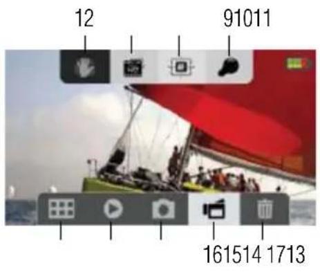 TOSHIBA Camileo P100 - LCD touch screen information - 2