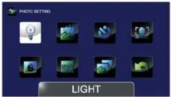 TOSHIBA Camileo P100 - Photo setting options - 1