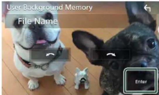 User Background Memory File Name Enter