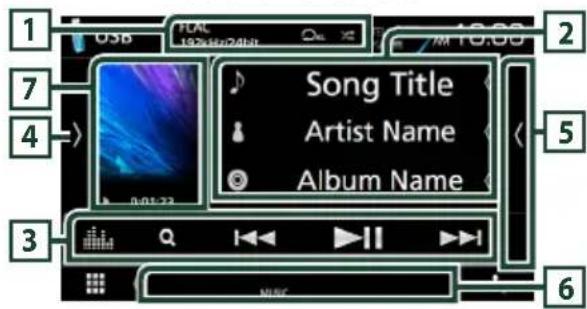 1 USB FDAC 192kHz/24bit Song Title Artist Name Album Name 2 3 4 5 6