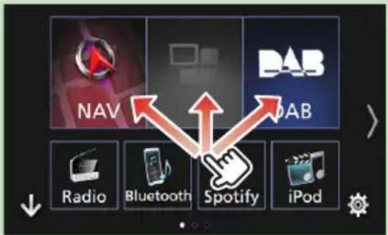 NAV iAB Radio Bluetooth Spotify iPod