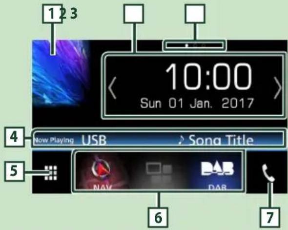 1 2 3 10:00 Sun 01 Jan. 2017 Now Playing USB > Song Title 5 6 7