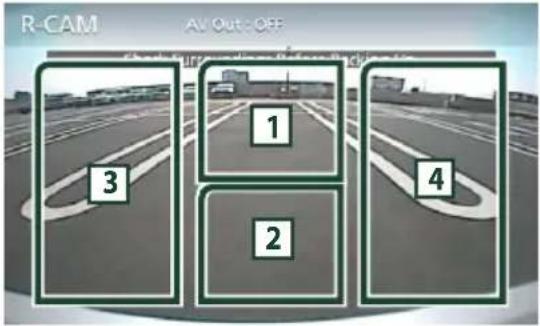 R-CAM AV Out - OFF 3 1 2 4