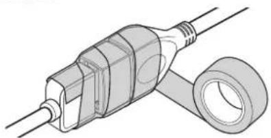 KENWOOD DNX4180BTS - Securing the USB extension cable - 1